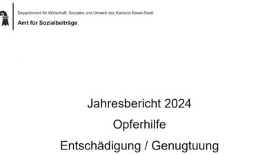 Deckblatt Jahresbericht 2024 Opferhilfe Basel-Stadt.