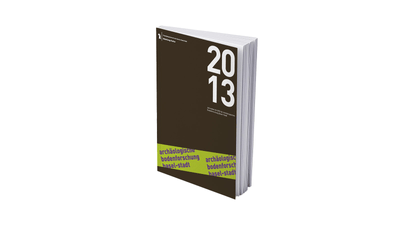 Buch mit der Aufschrift 2013, archäologische Bodenforschung Basel-Stadt.