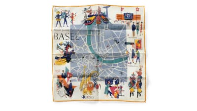 Souvenir handkerchief 2000 years Basel.