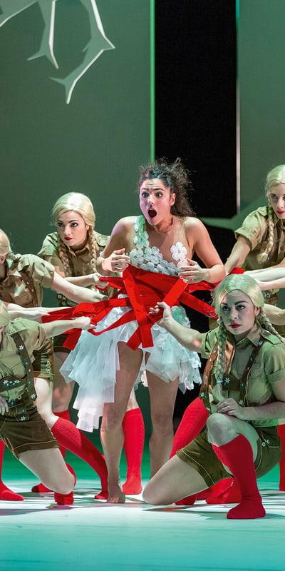 Dancers at the Basel Theatre.