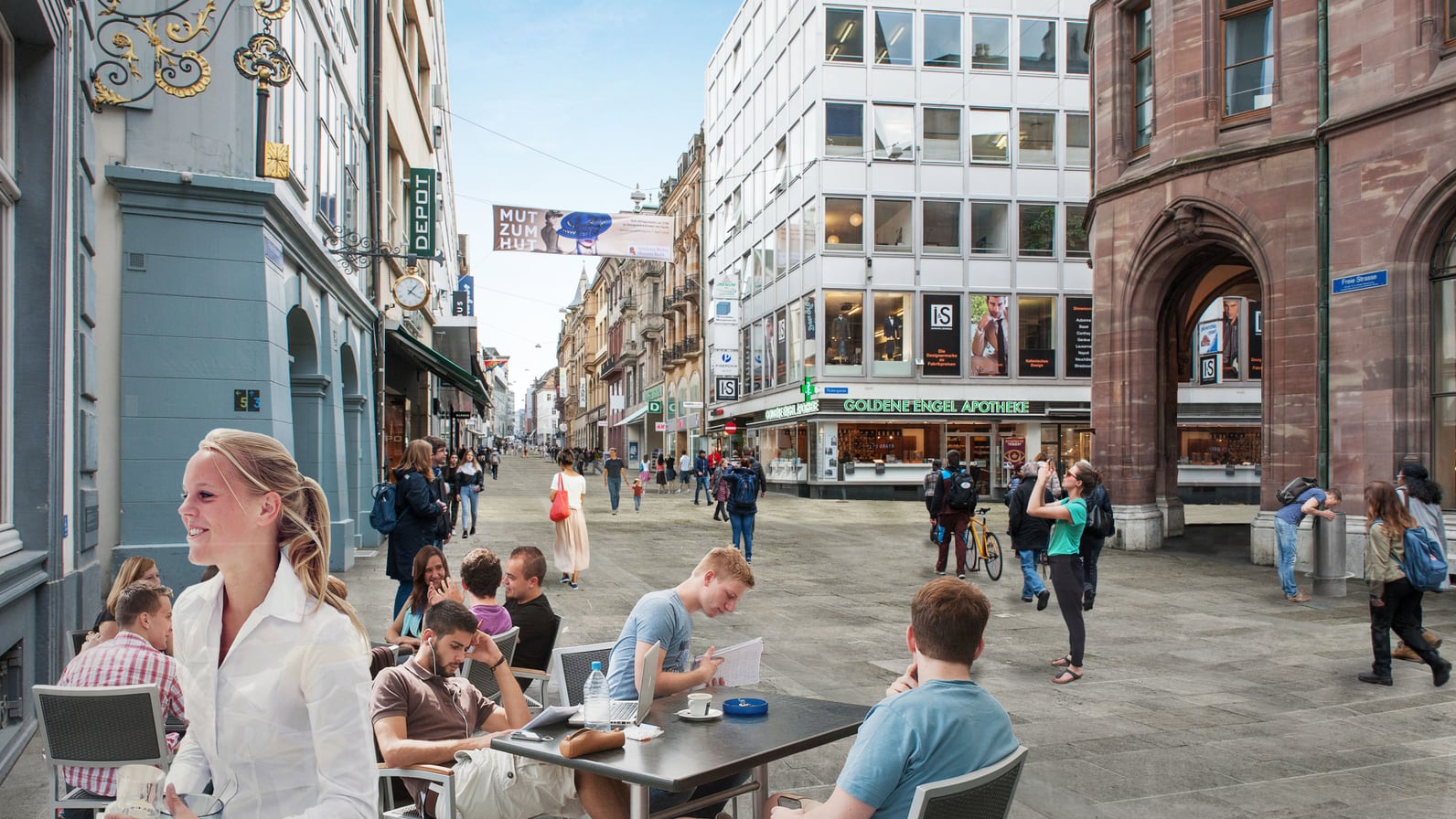 Erneuerung Freie Strasse und angrenzende Gassen | Kanton Basel-Stadt