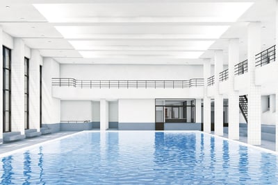 Visualisierung Schwimmhalle