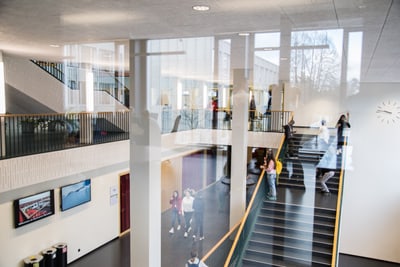Gymnasium Bäumlihof von Innen