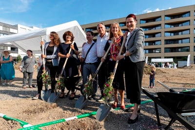 Spatenstich Max Kämpf-Platz, 5. Juni 2018