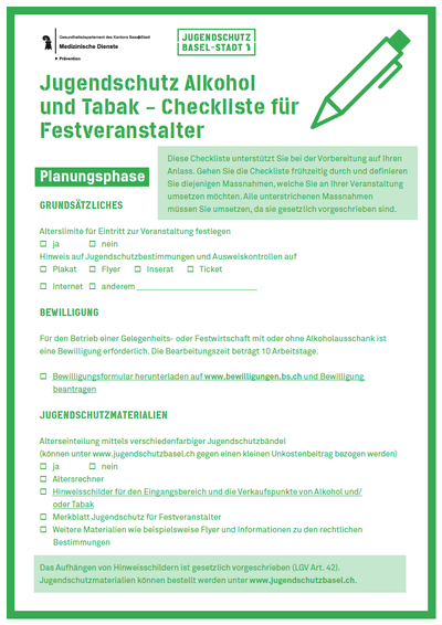 Checkliste JS 2021