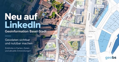 Karte und Text über Geoinformation Basel-Stadt.