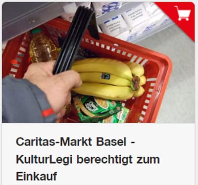 Caritas-Markt - Einkaufen mit der KulturLegi