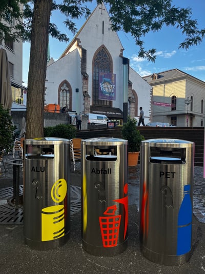 Bild Recycling-Sammelstelle