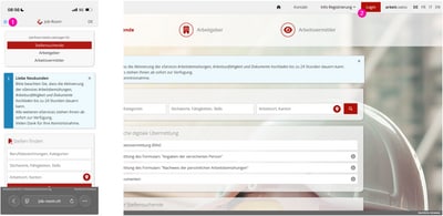 Website-Schnittstellen auf mobilen und Desktop-Geräten angezeigt.