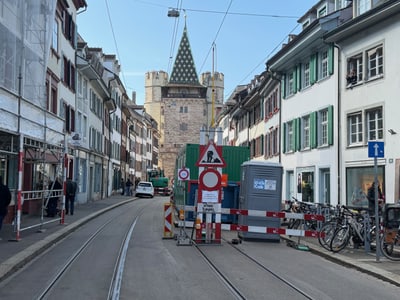 Spalenvorstadt Baustelle