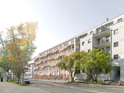 Hochbergerstr Südfassade_HQ_Bettina Sazl
