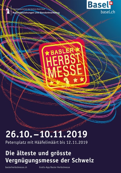 Basler Herbstmesse Plakat 2019