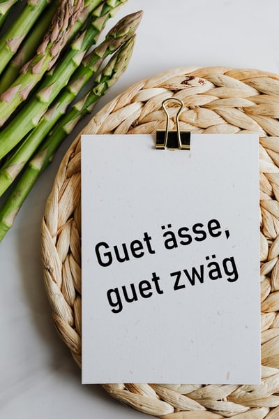 Guet ässe, guet zwäg