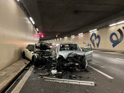 230913_MM_Unfall Autobahn A3 St. Johanns-Tunnel