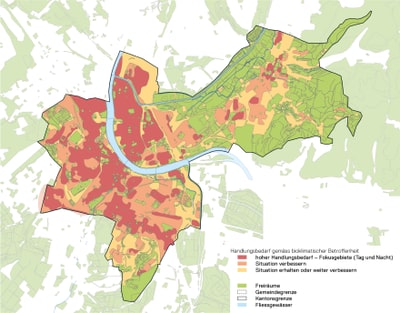 Besonders betroffene Quartiere (Fokusgebiete) 