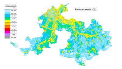 Feldstärkekarte 2022