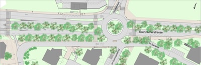 Grenzacherstrasse Plan