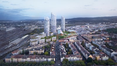 Visualisierung Dreispitz Nord